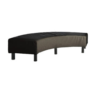 Bench – Curved – Black