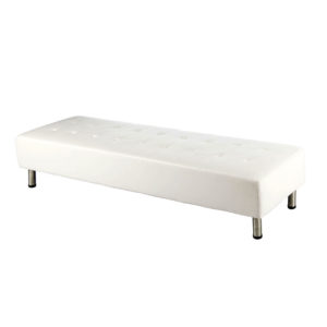 Bench – Tufted – White