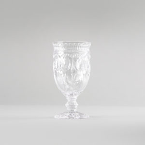 Can Can Goblet Glass – Clear 12oz