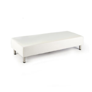 Madrid Bench – Straight – White