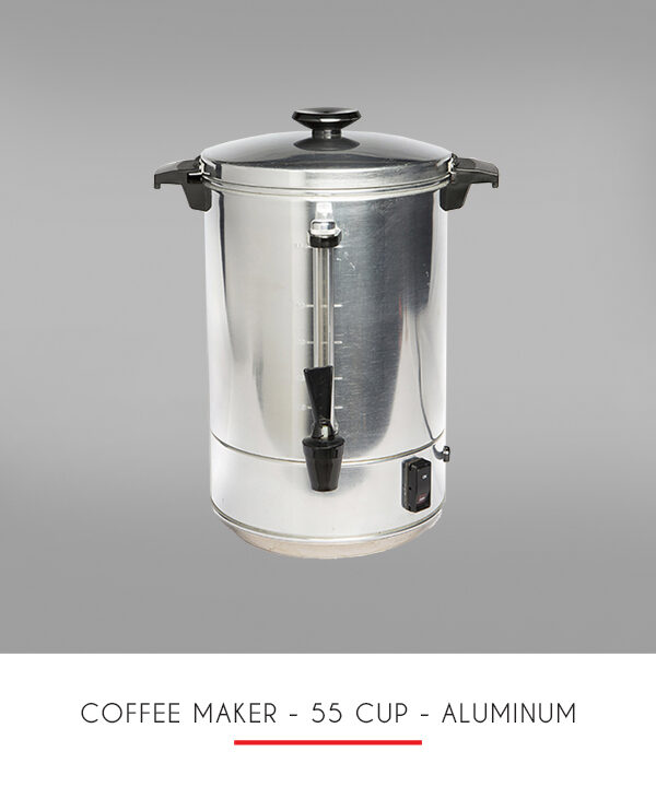 55 Cup Aluminum Coffee Maker