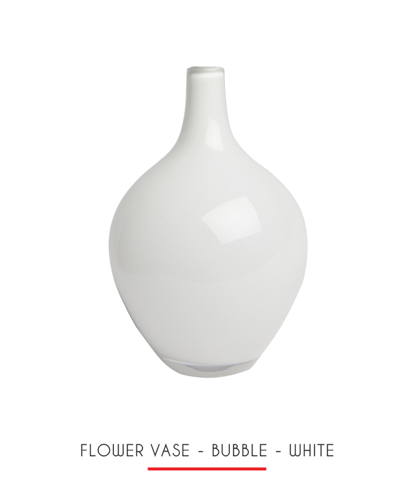 Flower Vase – Bubble – White - 204 Events